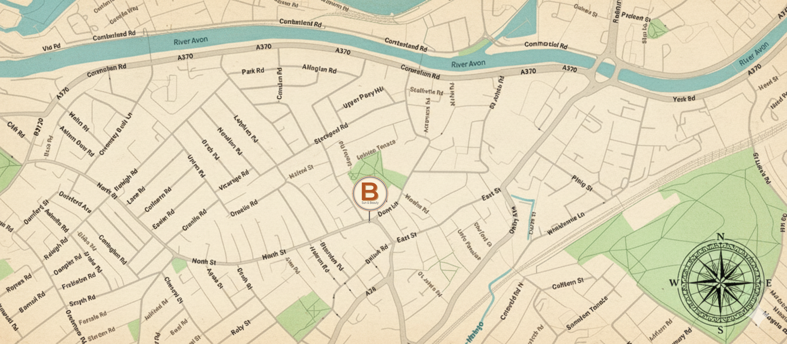 Map to Bedminster Sun & Beauty