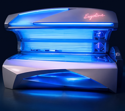 Ergoline lay-down sunbed