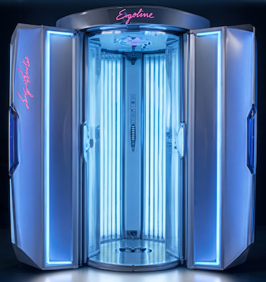 Stand up sunbed